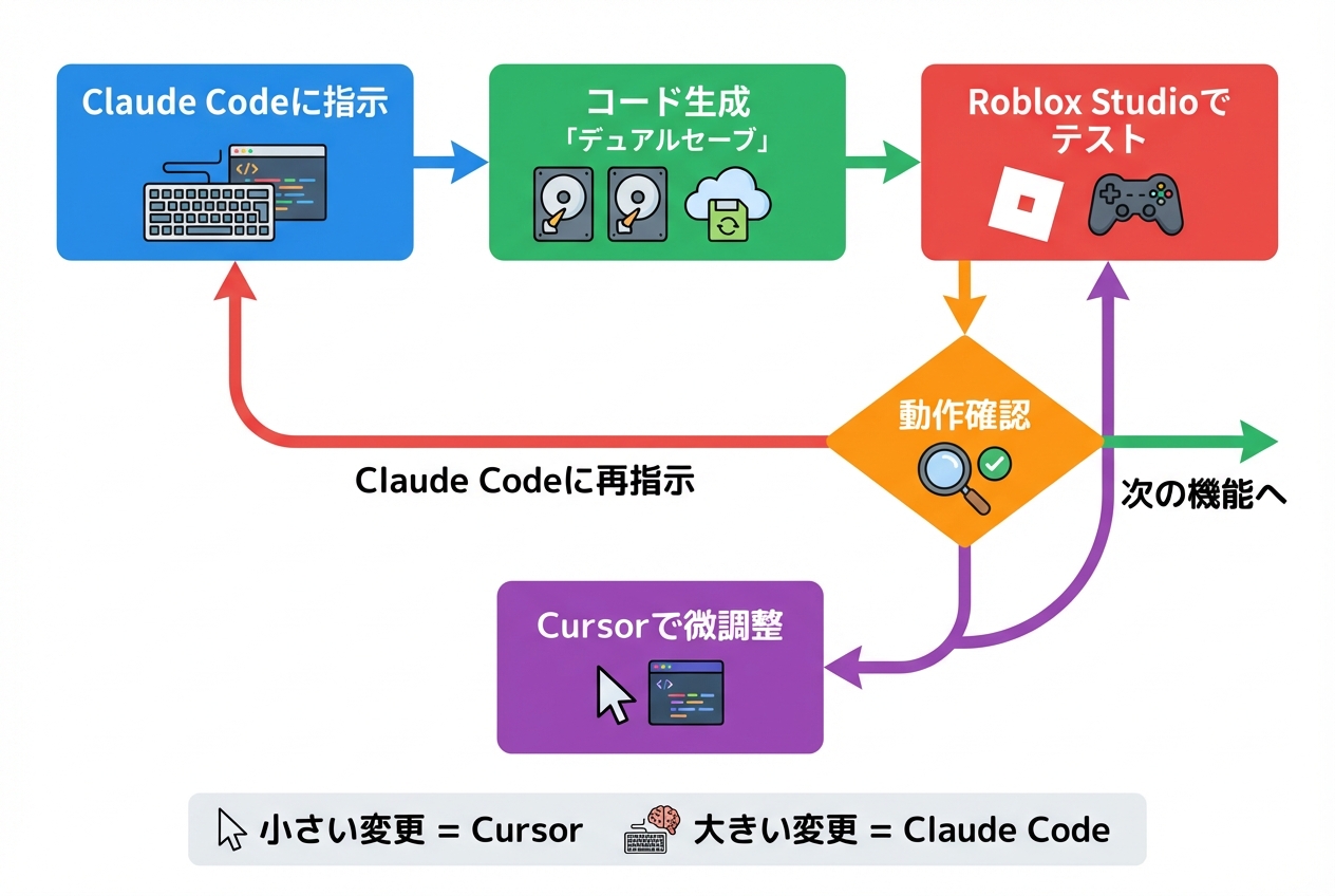 効率的な開発フローチャート