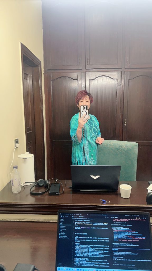 パキスタンのホテルで